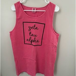 Zeta Tau Alpha tank top